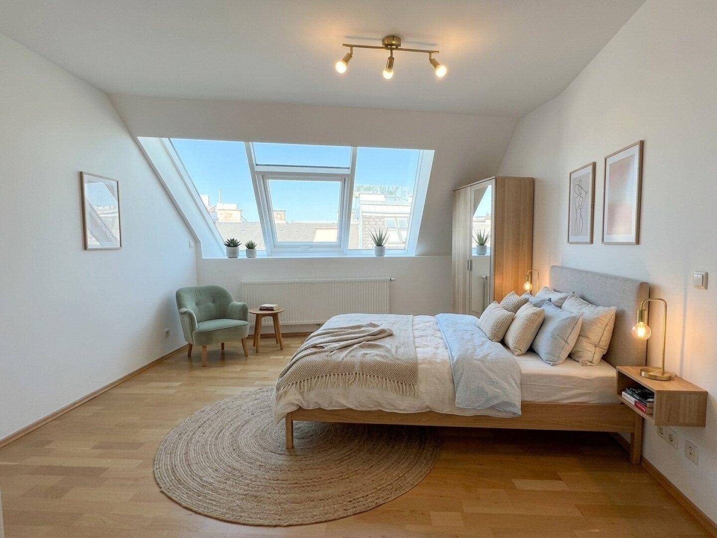 1030! Tolle 3-Zimmer DG-Wohnung mit sonniger Terrasse! Klimatisiert! - Ansicht 3