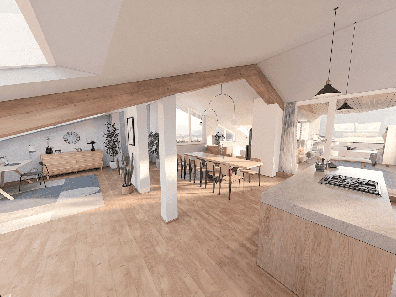 Exklusive 6-Zimmer-Maisonette mit 160 m², Ruhezone &amp; 2 Terrassen (28 m²) in Großarl - Ansicht 5