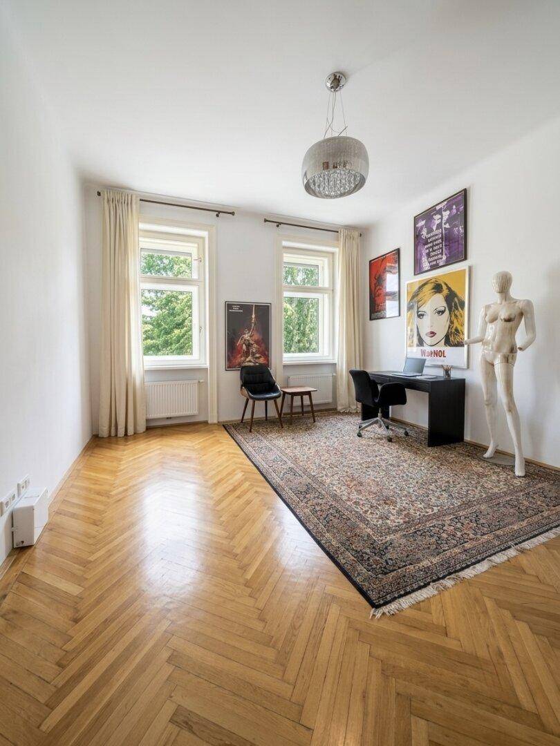 Altbau-Juwel zwischen Schönbrunn &amp; Technischem Museum: Stilvolle Garconniere mit echtem Wiener Charme - Ansicht 2