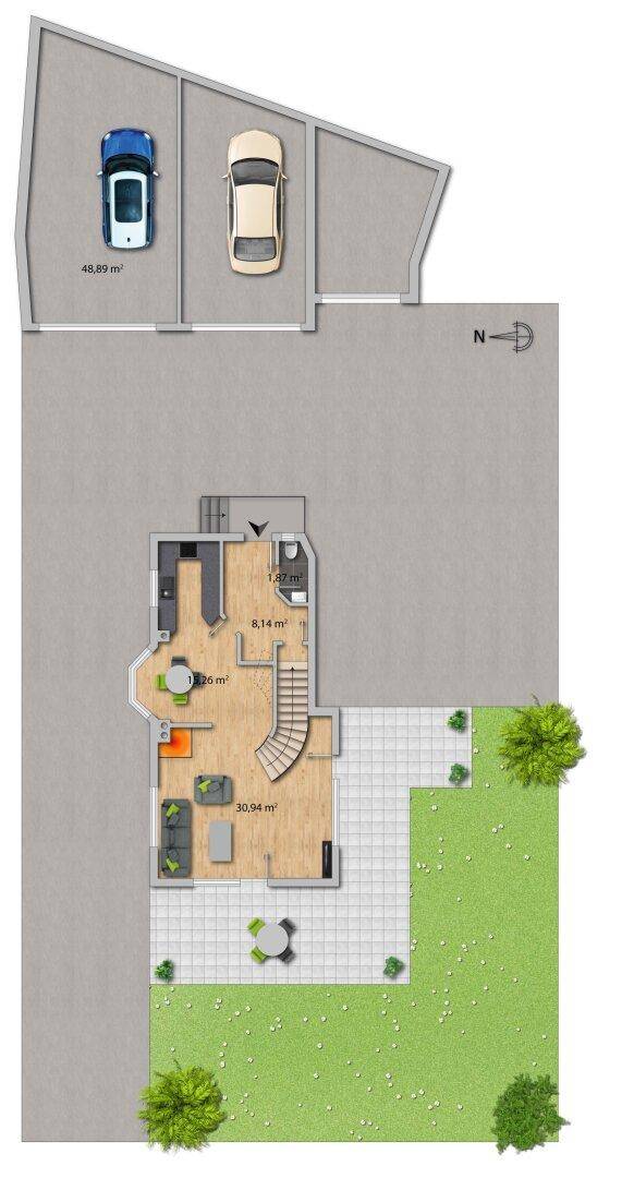 Preisreduktion: Gepflegtes Haus mit ca. 138 qm Garten - Ansicht 3