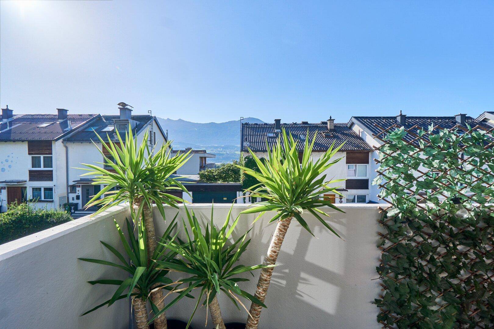 Balkon Richtung Süden