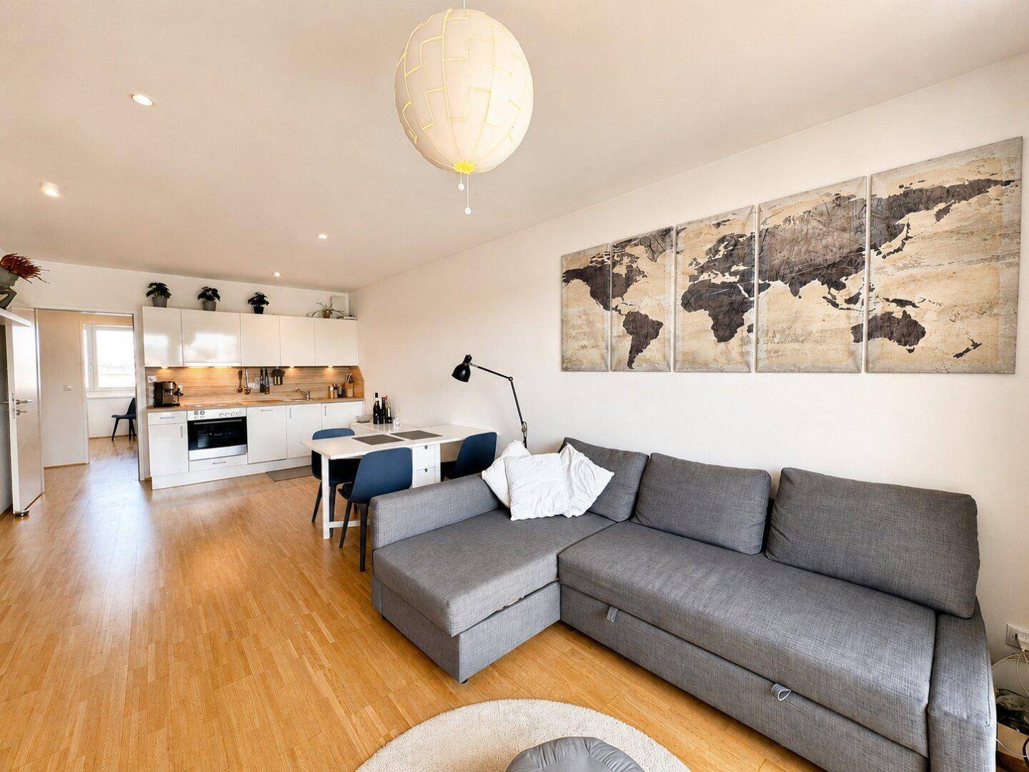 Großzügiges 2-Zimmer-Business-Apartment nahe Schönbrunn - Loggia, Fernblick aus dem 7. Obergeschoss &amp; flexible Mietdauer - Ansicht 4