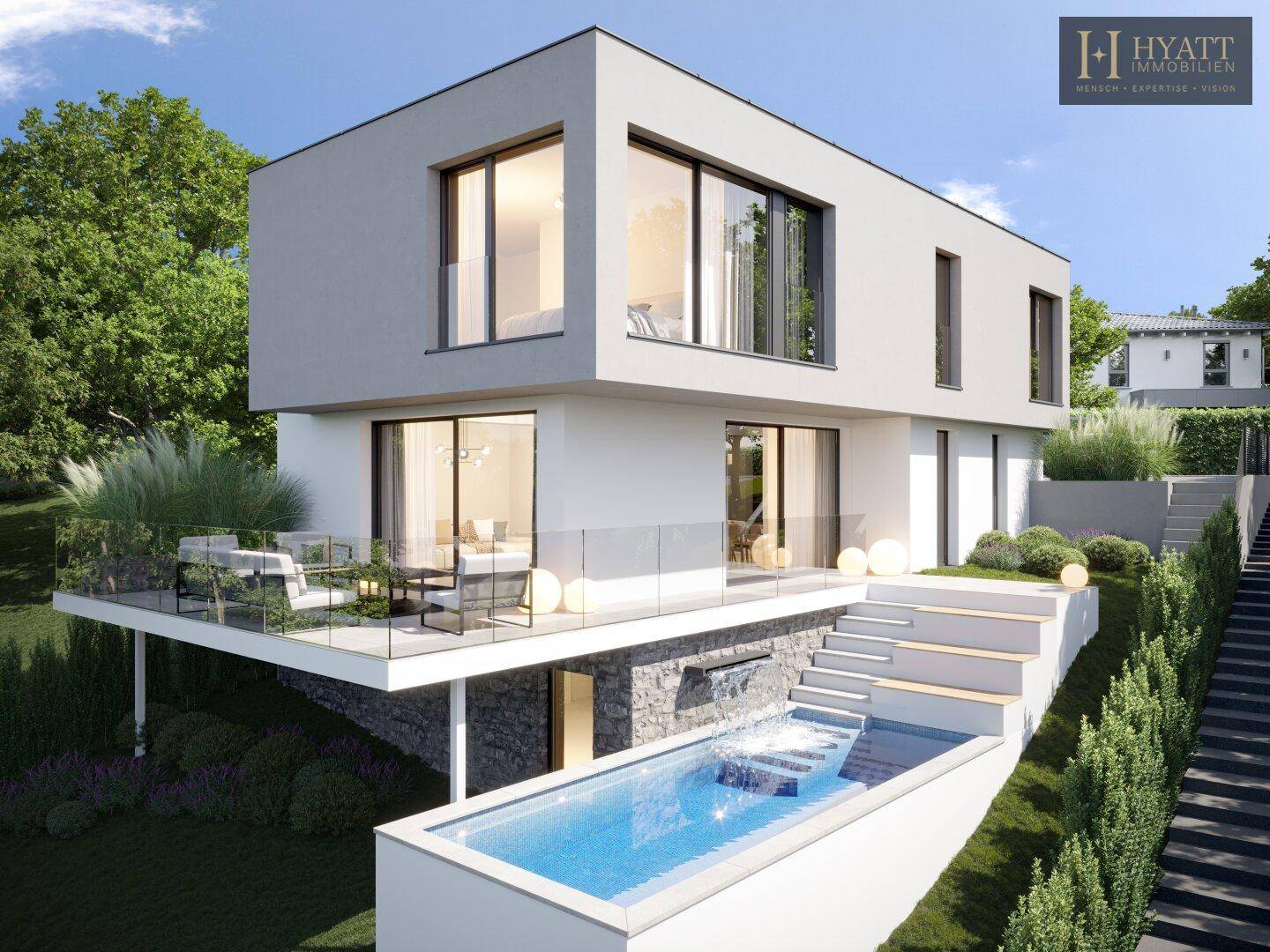 Exklusives Baugrundstück mit bewilligter Luxusvilla in Bestlage von Bad Sauerbrunn - Ansicht 2