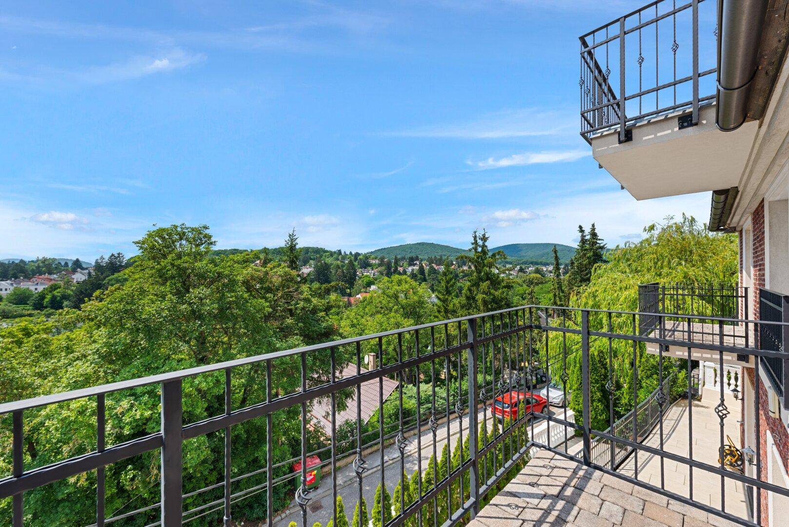 Exklusive Neubauvilla mit Indoor Pool, privater Wellnessoase und Panoramablick über den Wienerwald - Ansicht 6