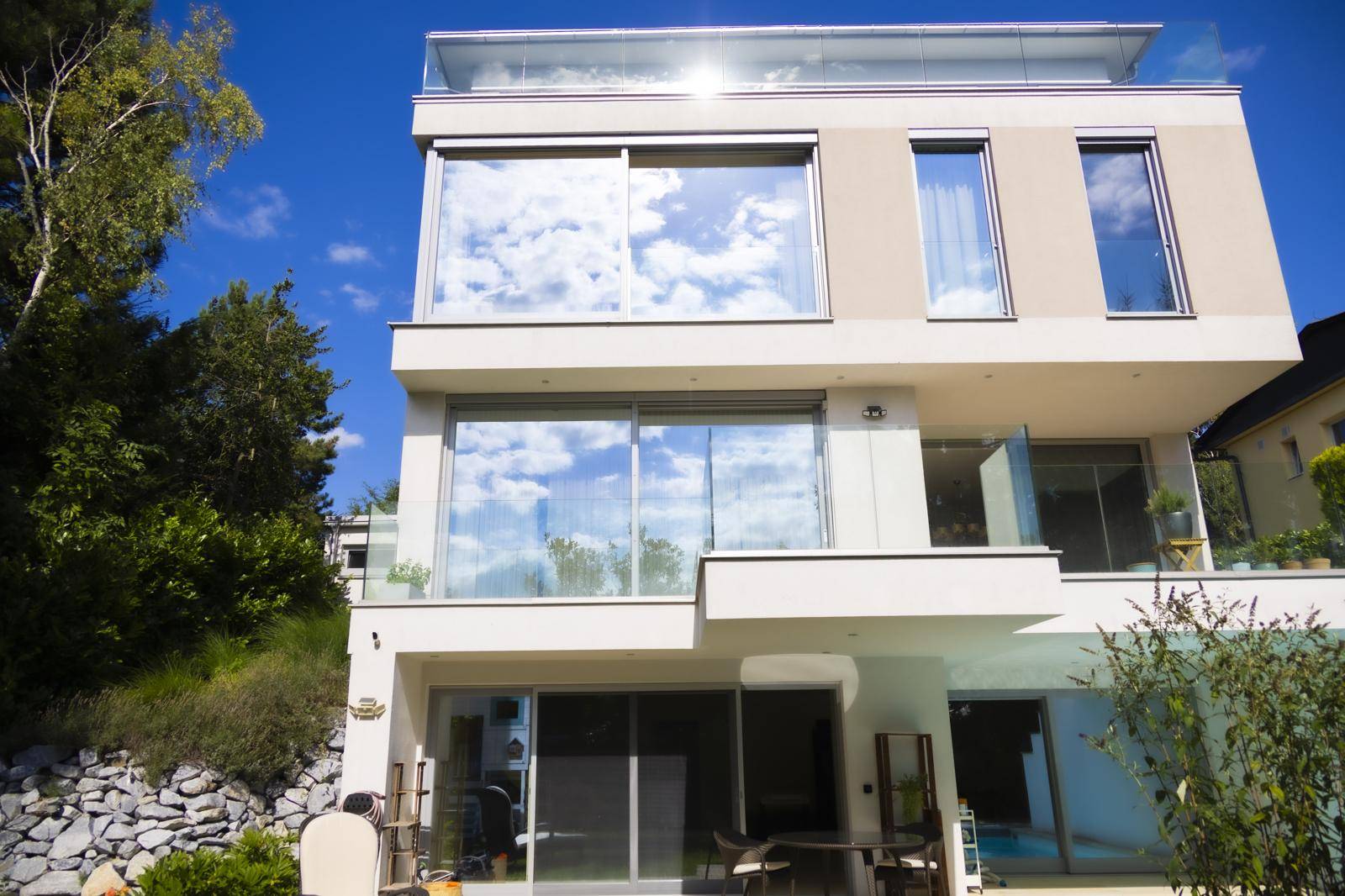 Haus Gartenseite