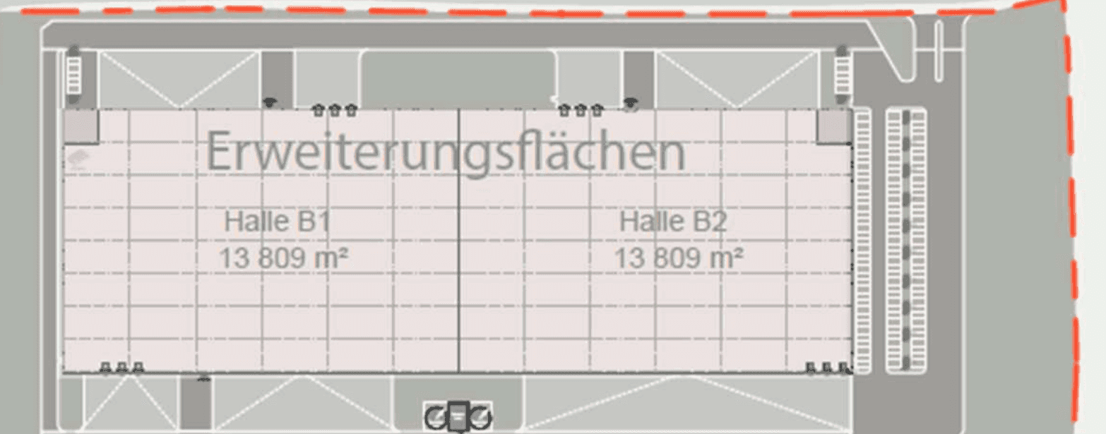 Logistik, Lager &amp; Produktionsflächen im CTPark St. Pöten North 6.800 m² - 49.000 m² - Widok 2