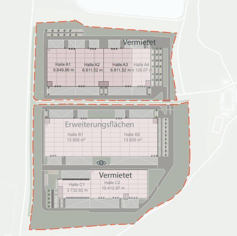 Logistik, Lager &amp; Produktionsflächen im CTPark St. Pöten North 6.800 m² - 49.000 m² - Widok 3