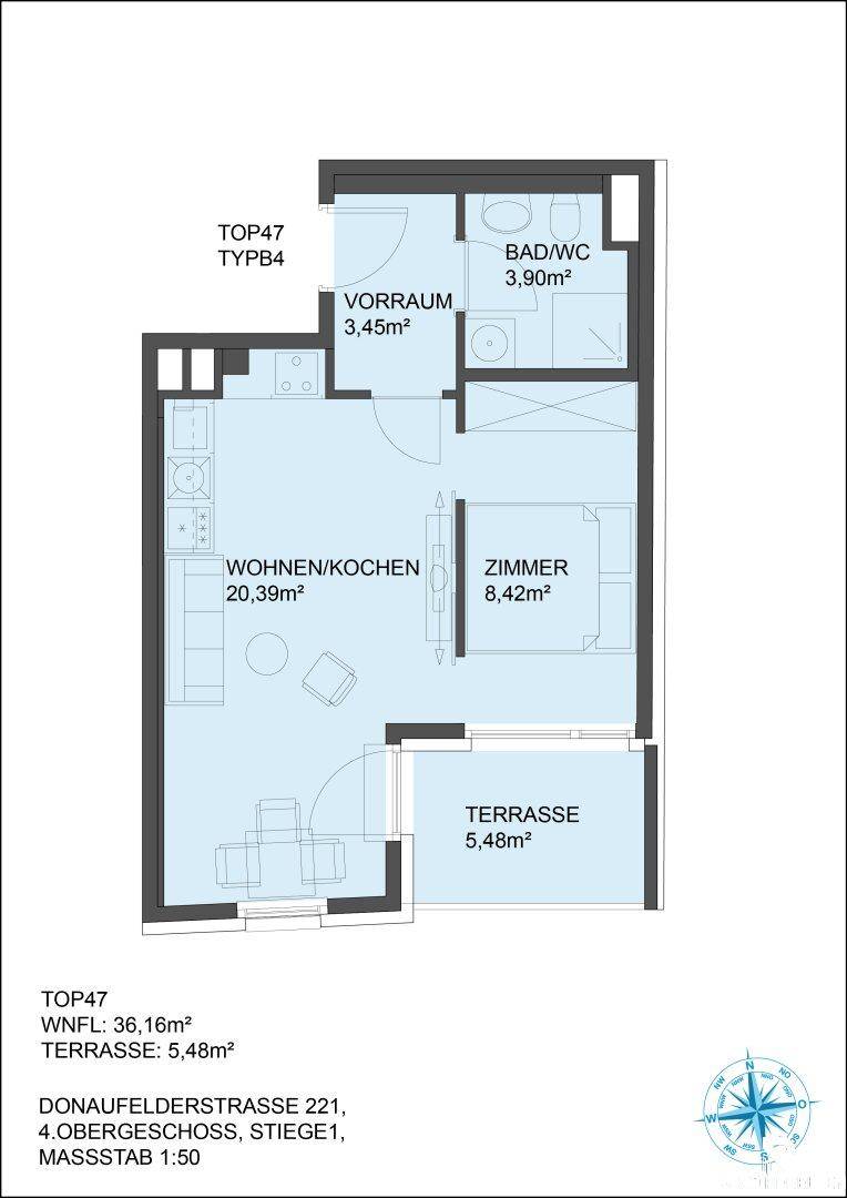 Attraktive Vorsorgewohnung in 1220 Wien – Ihr Einstieg in die Immobilienwelt! - Ansicht 2