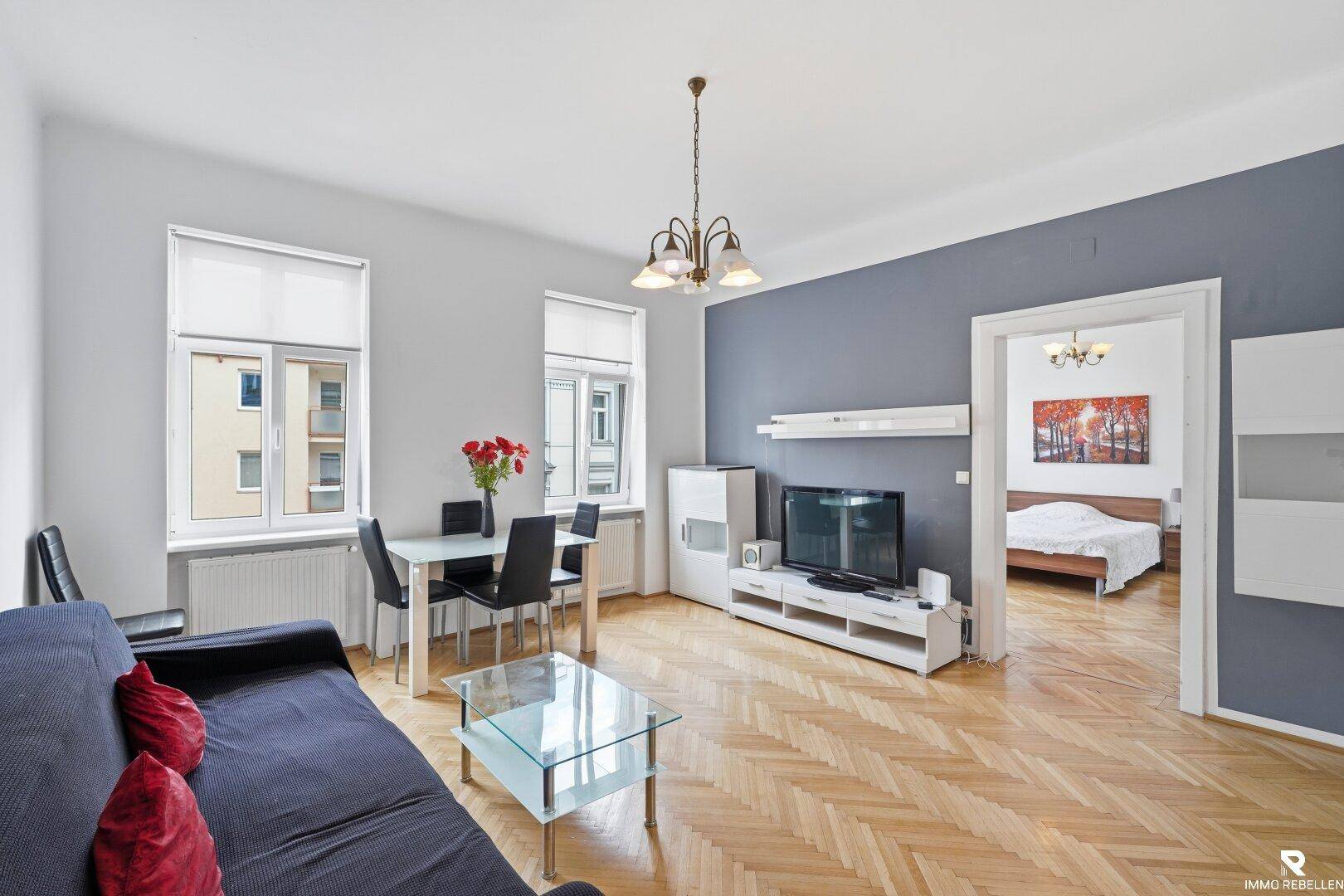 Viel Platz zum Wohlfühlen – helle 3-Zimmer-Wohnung mit Balkon (fully furnished!) – pohled 6