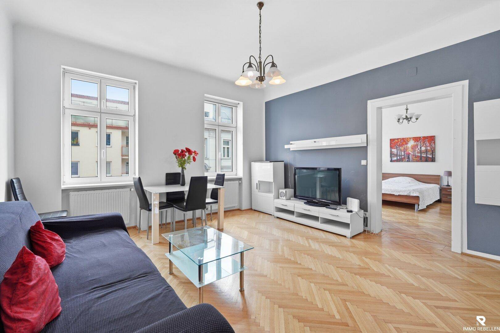 Viel Platz zum Wohlfühlen – helle 3-Zimmer-Wohnung mit Balkon (fully furnished!) – pohled 3