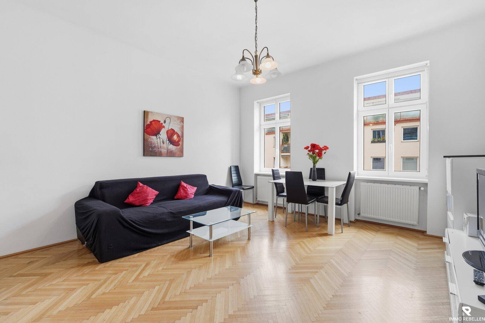 Viel Platz zum Wohlfühlen – helle 3-Zimmer-Wohnung mit Balkon (fully furnished!) – pohled 2