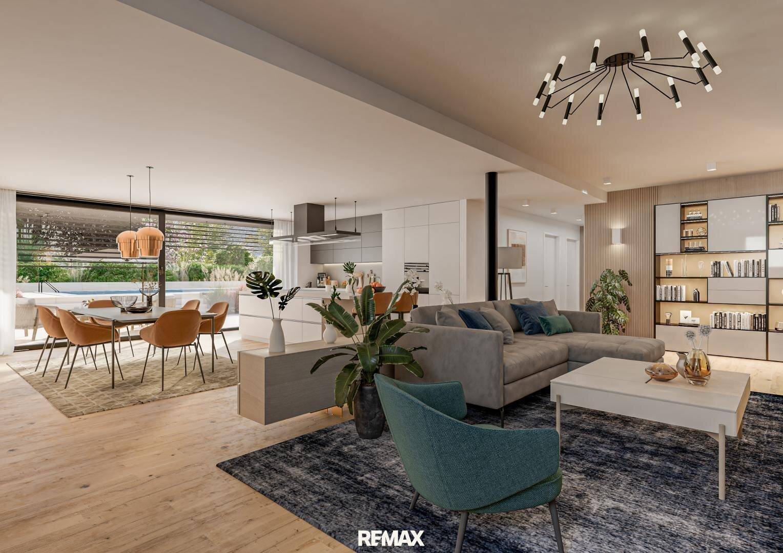 Luxury Living nahe der Stadt Salzburg – 250 m² Wohngefühl wie im eigenen Haus mit Resort-Charakter - Ansicht 3