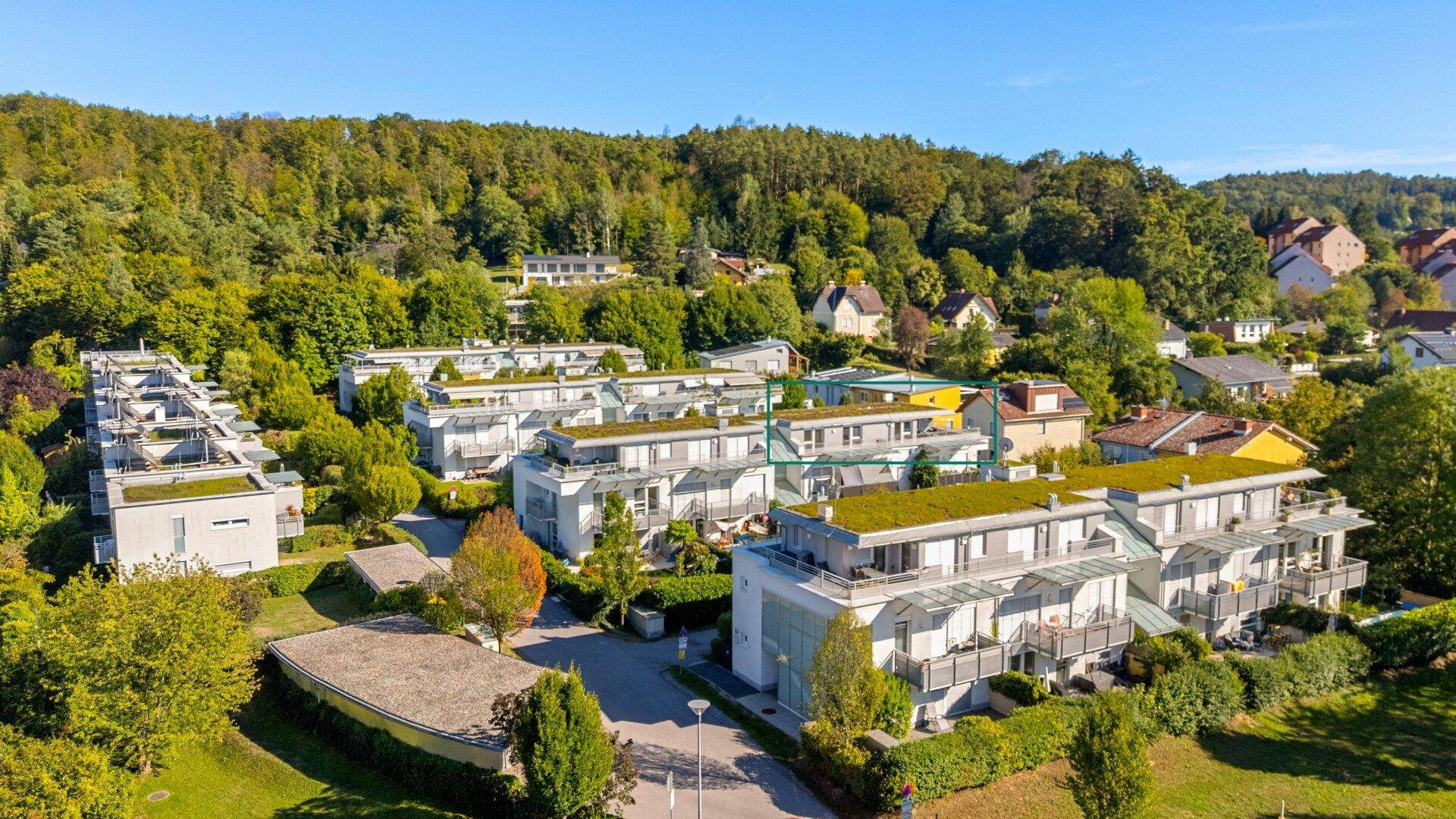 Gepflegte Wohnanlage mit Wohnung in Haus 2 (Markierung)