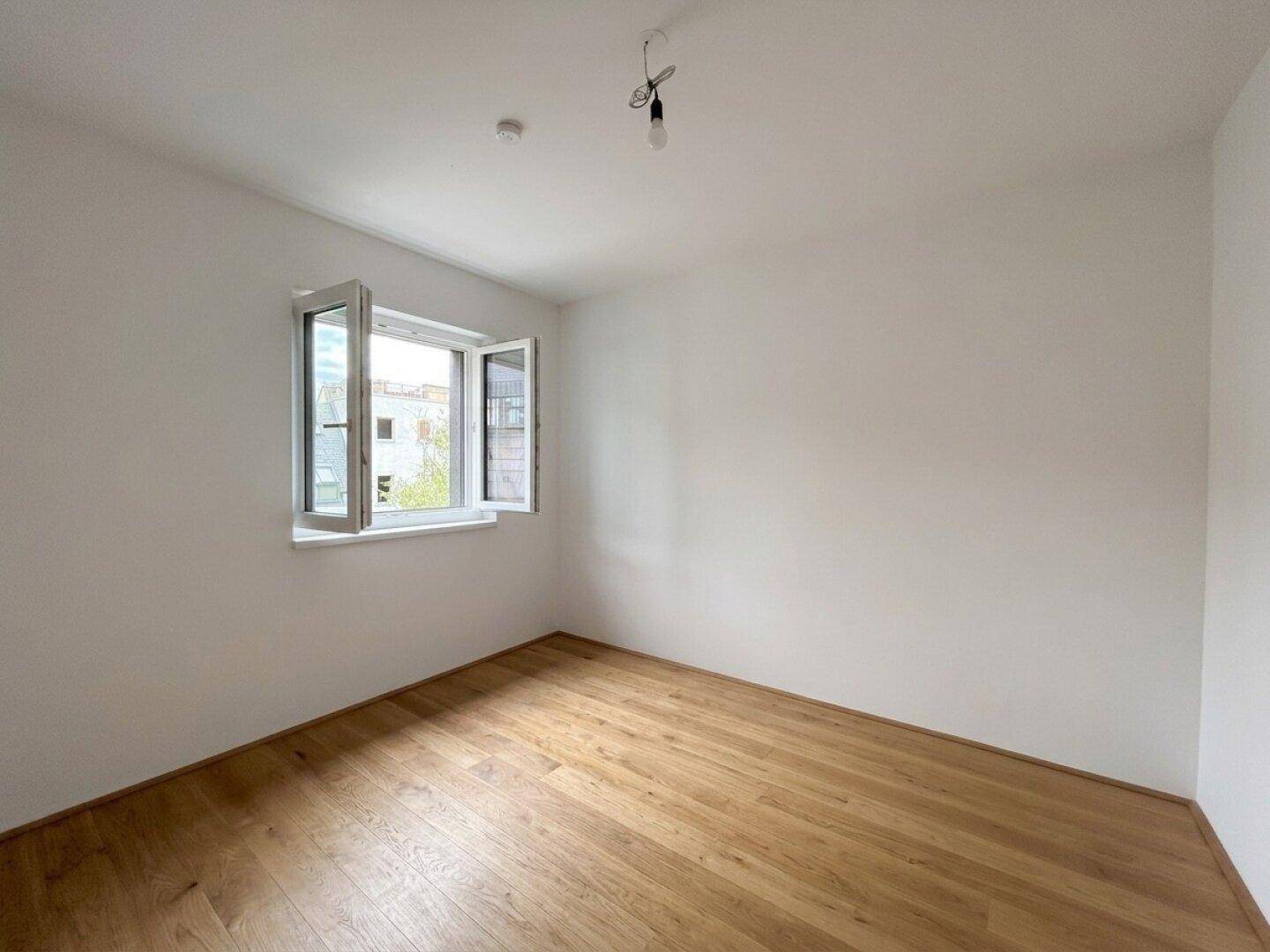 Schlafzimmer in den ruhigen Hof