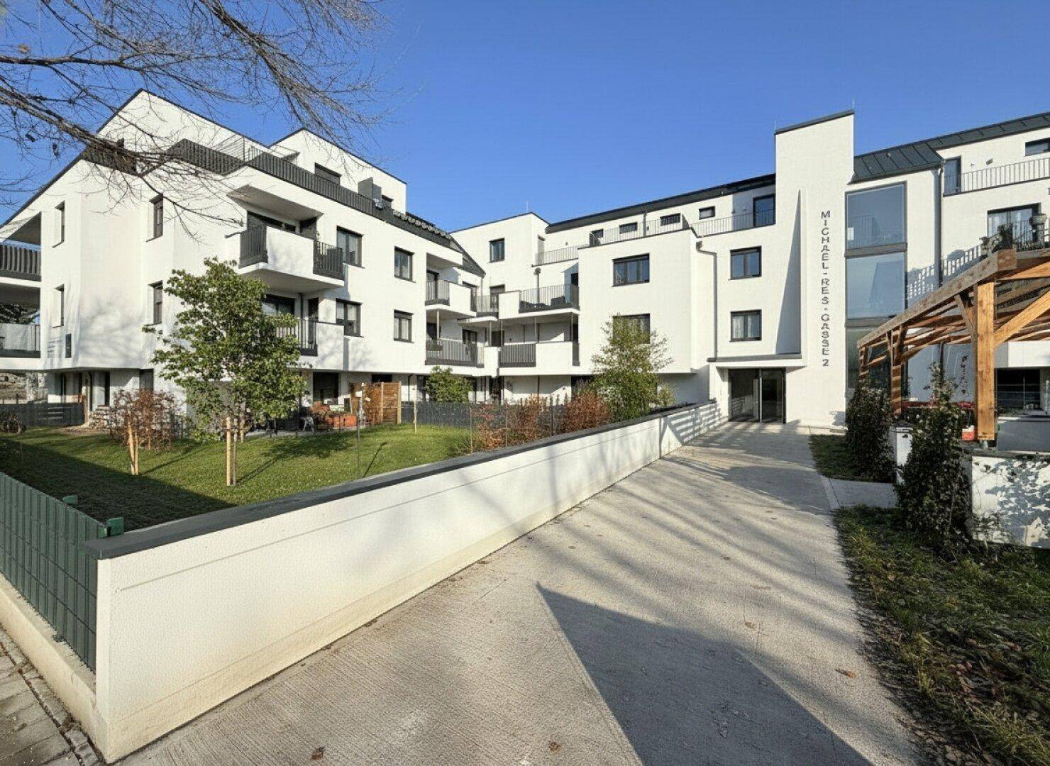Das moderne Haus von außen