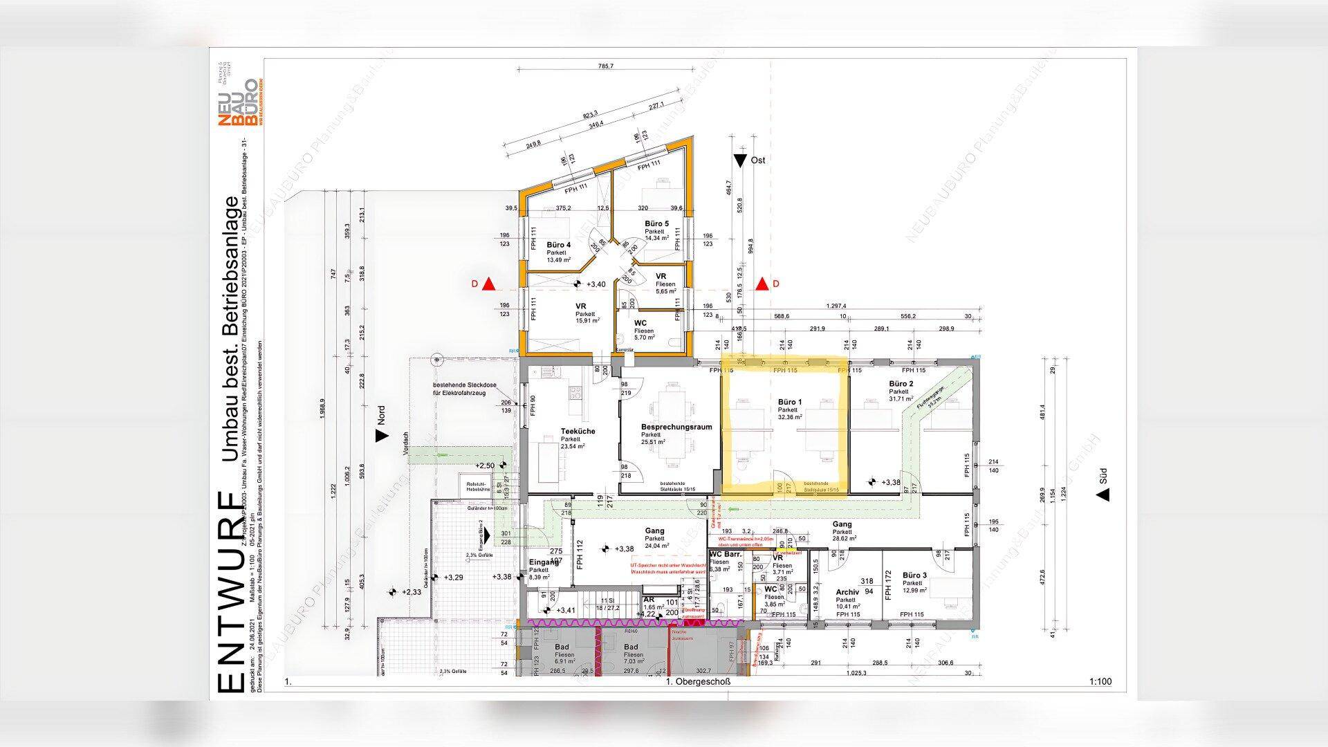 Detaillierter Grundriss mit Maßen und Raumaufteilung für eine umfassende Übersicht der Immobilie.