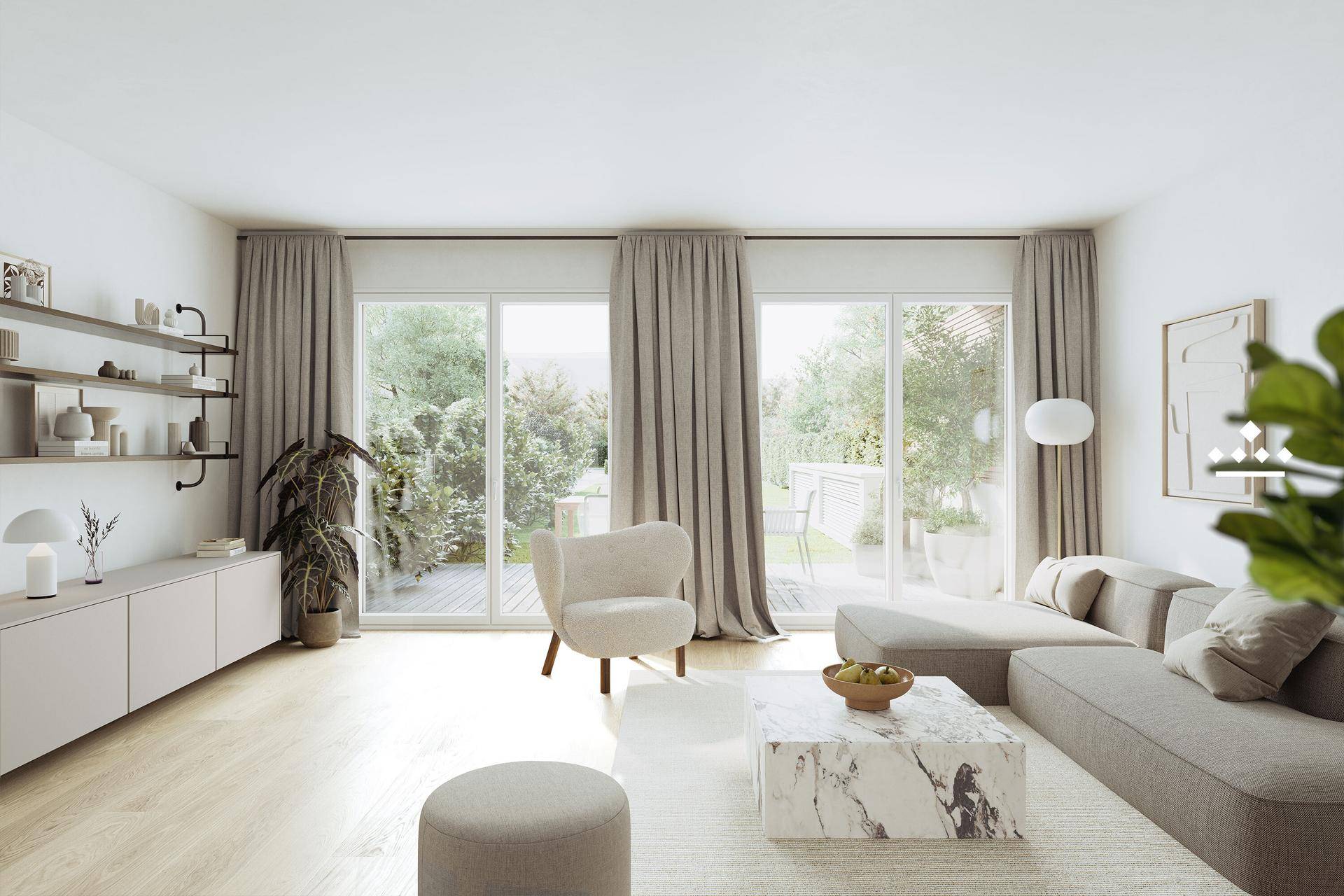 Maisonette-Apartment mit großzügiger Terrasse und eigenem Garten - Widok 2