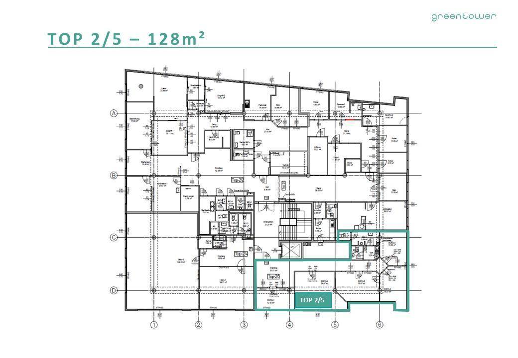 Repräsentatives Büro mit Aussicht - 128 m², modern &amp; kurzfristig beziehbar - Ansicht 6