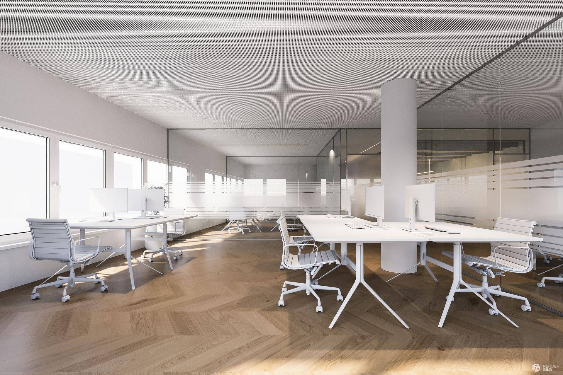 Büro-, Kanzlei-, Praxisfläche teilbar in 3 Flächen - 228m², 139m², 149m² - aktuell entkernt, individuell gestaltbar - Ansicht 4