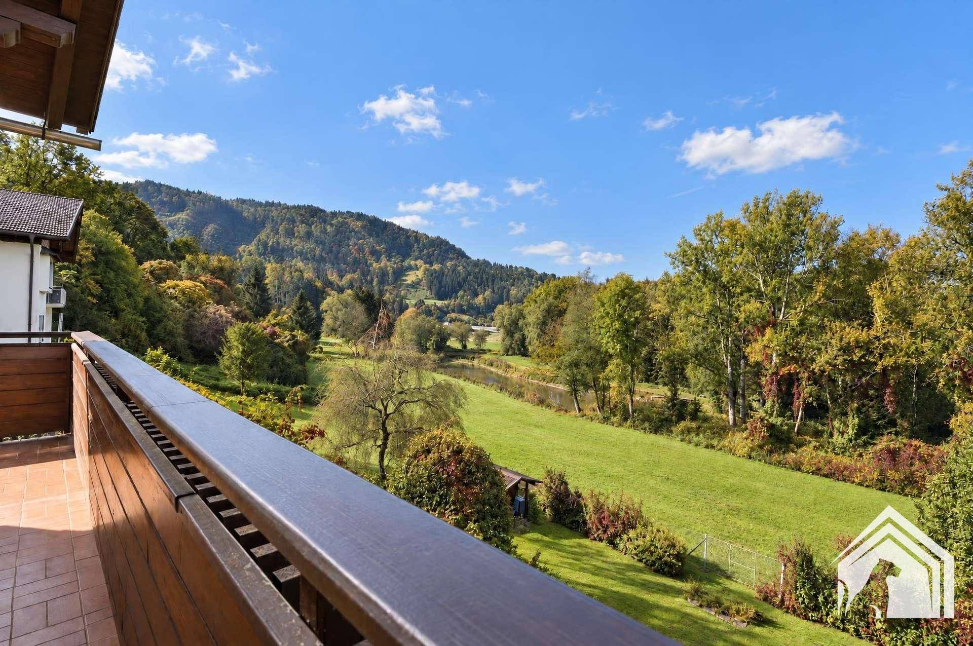 Ausblick Balkon
