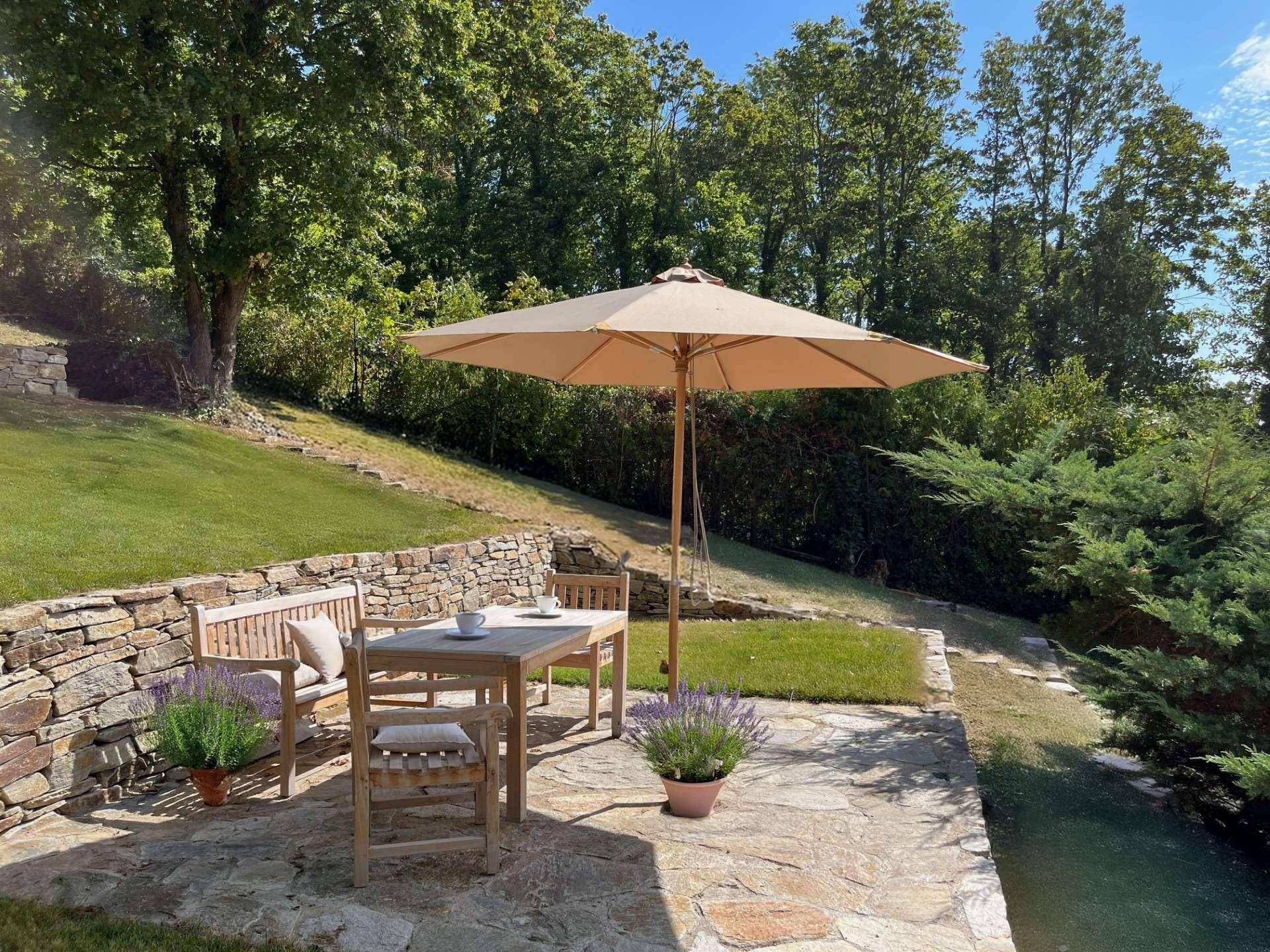 Garten seitlich