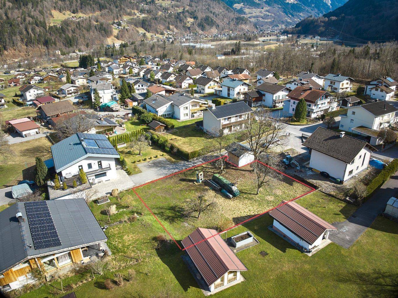 Traum-Baugrund in Vandans - 770 m², sonnig, Bergpanorama, beste Infrastruktur! - Ansicht 3
