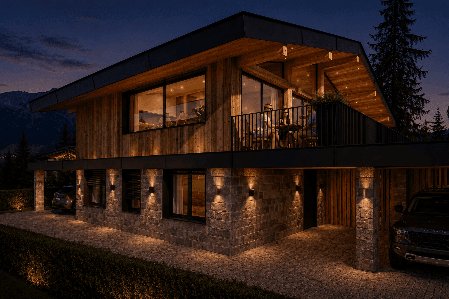 Alpine Eleganz mit Pool und Kaiserpanorama - Ansicht 2