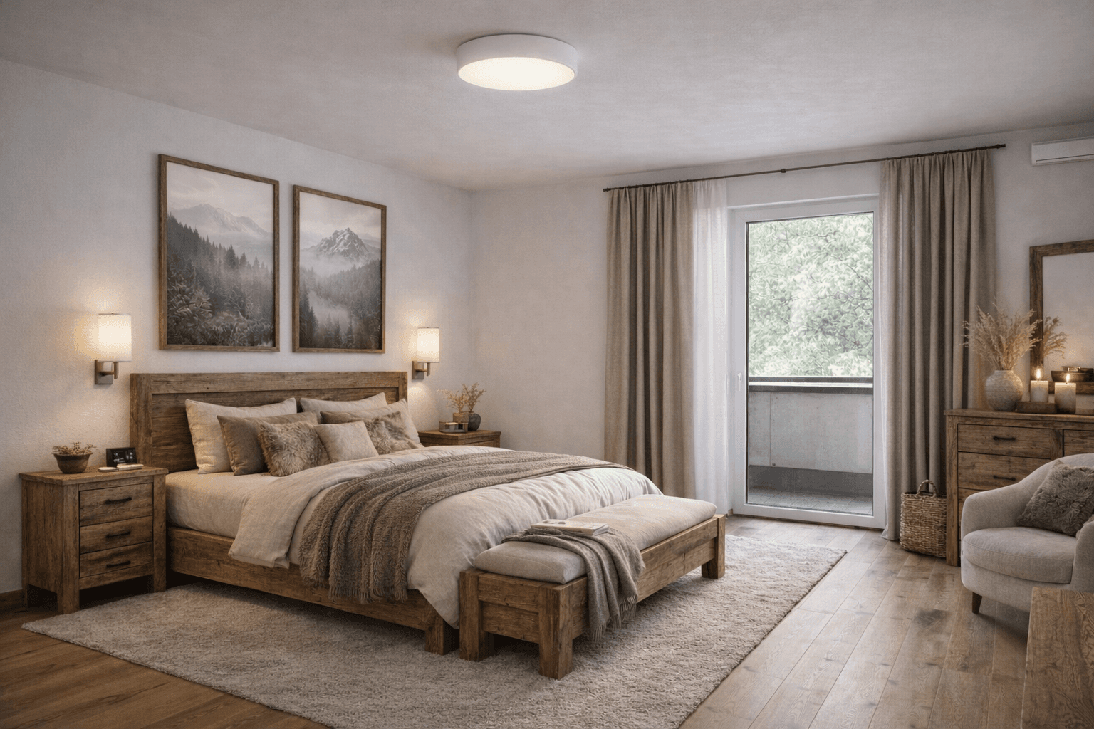 Schlafzimmer Einrichtungsbeispiel