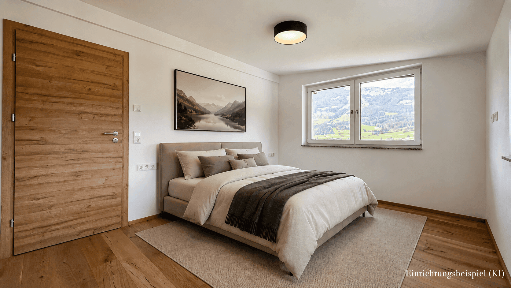 Einrichtungsbeispiel Schlafzimmer