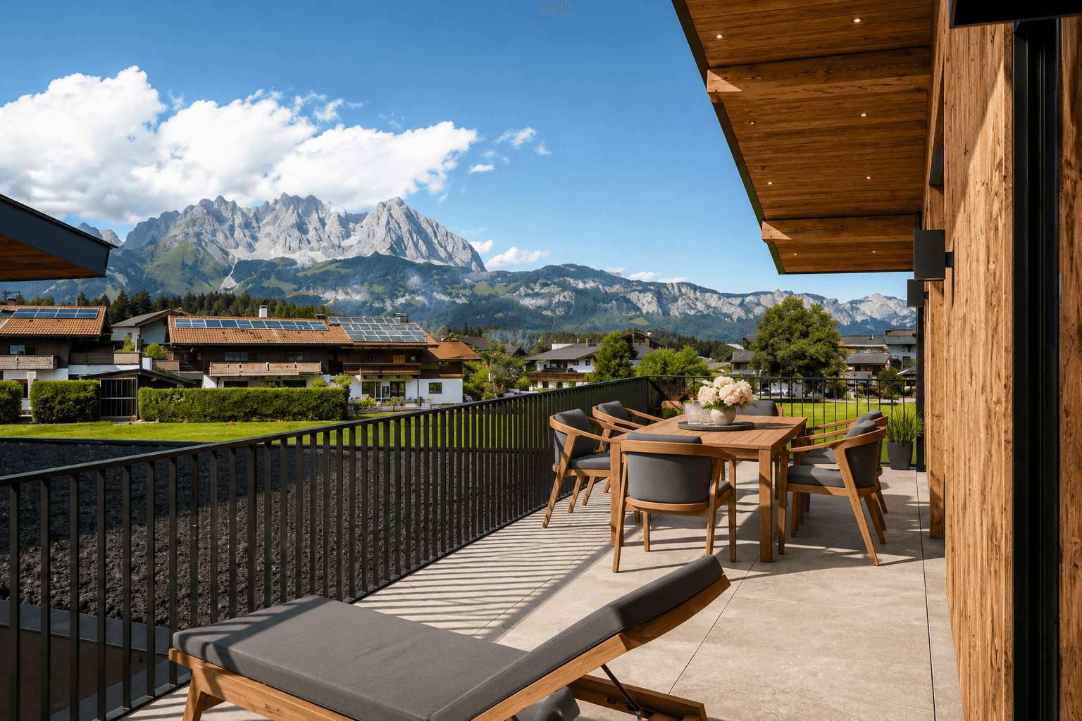 Alpine Eleganz mit Pool und Kaiserpanorama - Ansicht 4