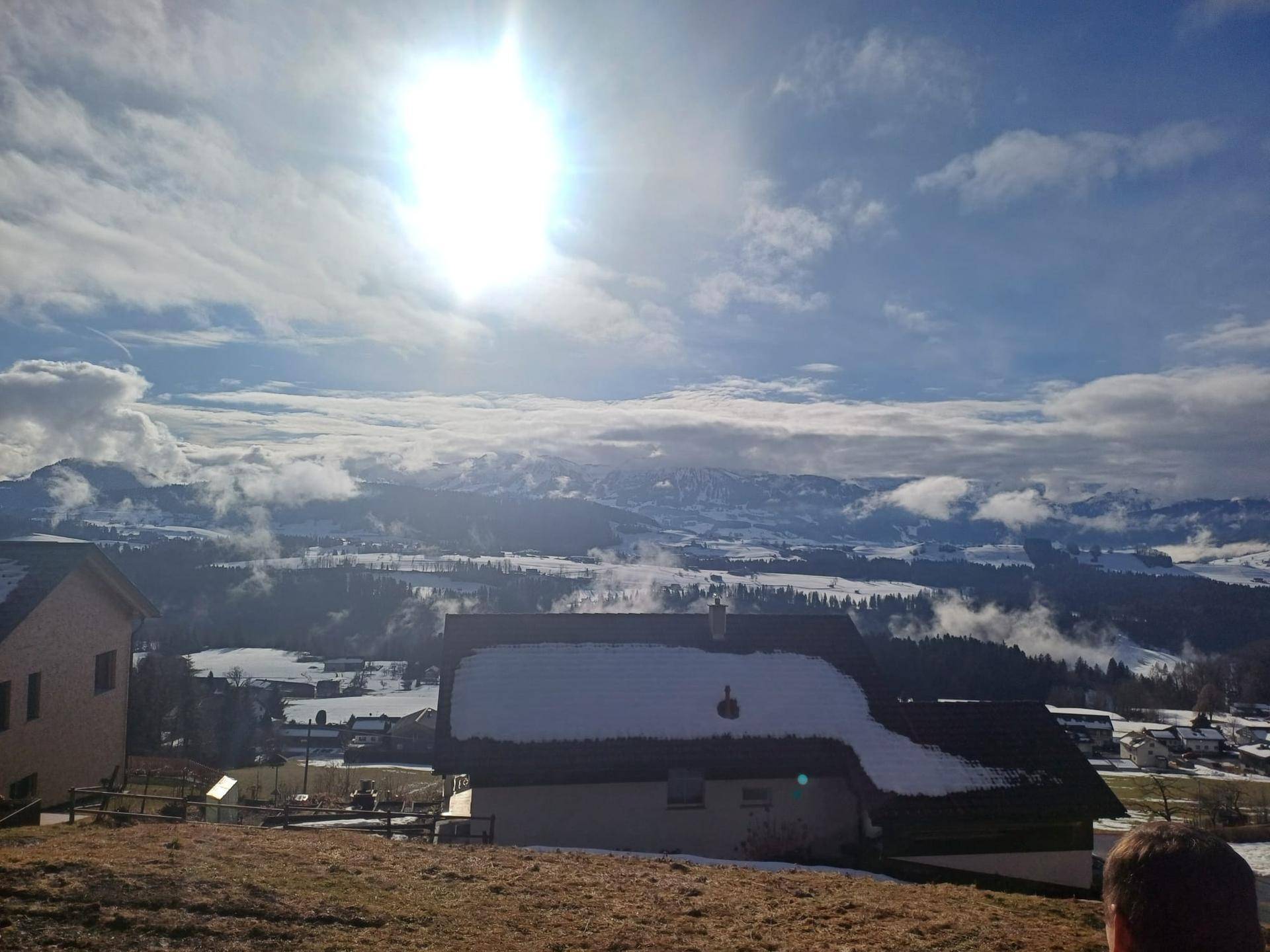 Sonniges Baugrundstück mit Panoramablick in ruhiger Bestlage im Bregenzerwald (Doren)