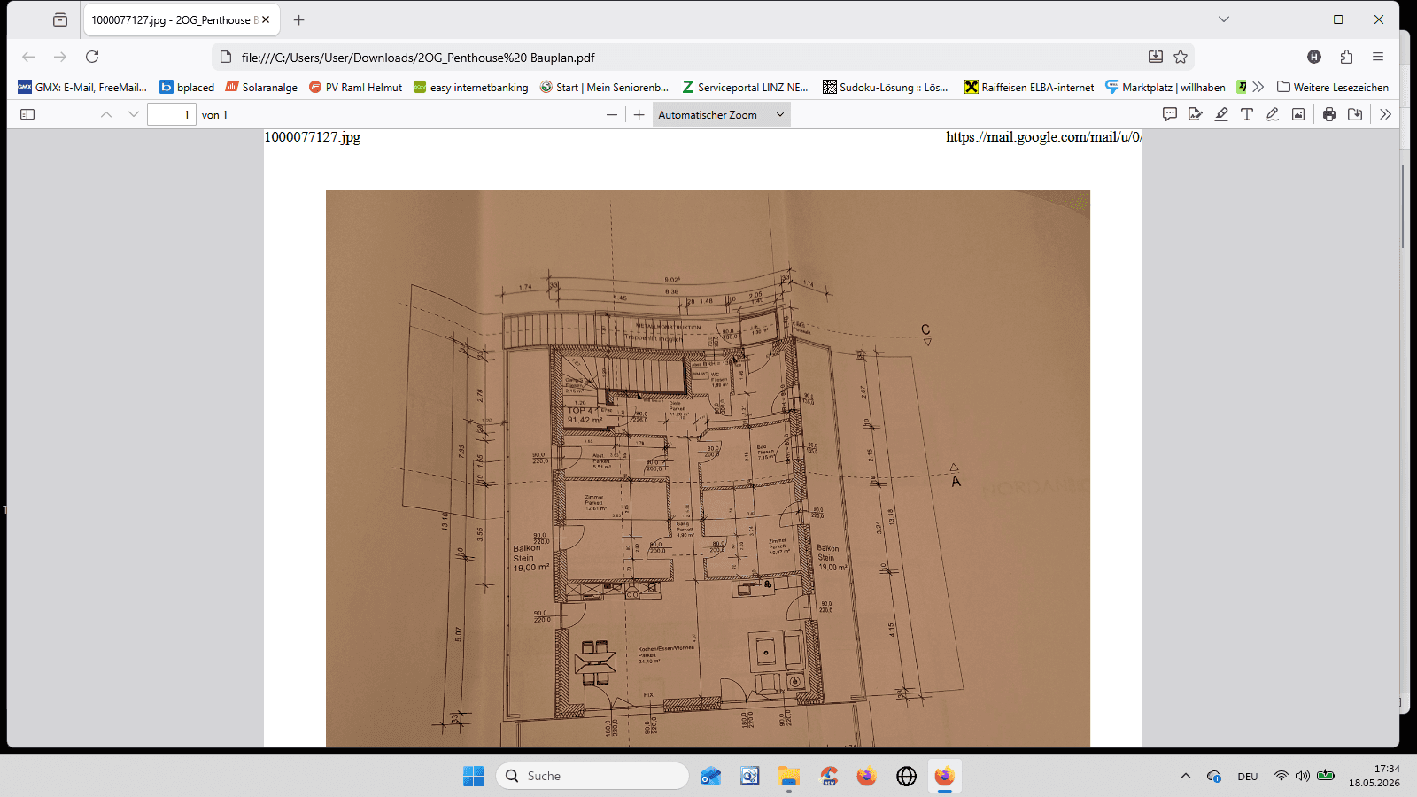 Exklusives Penthouse mit atemberaubendem Ausblick - Prikaz 3