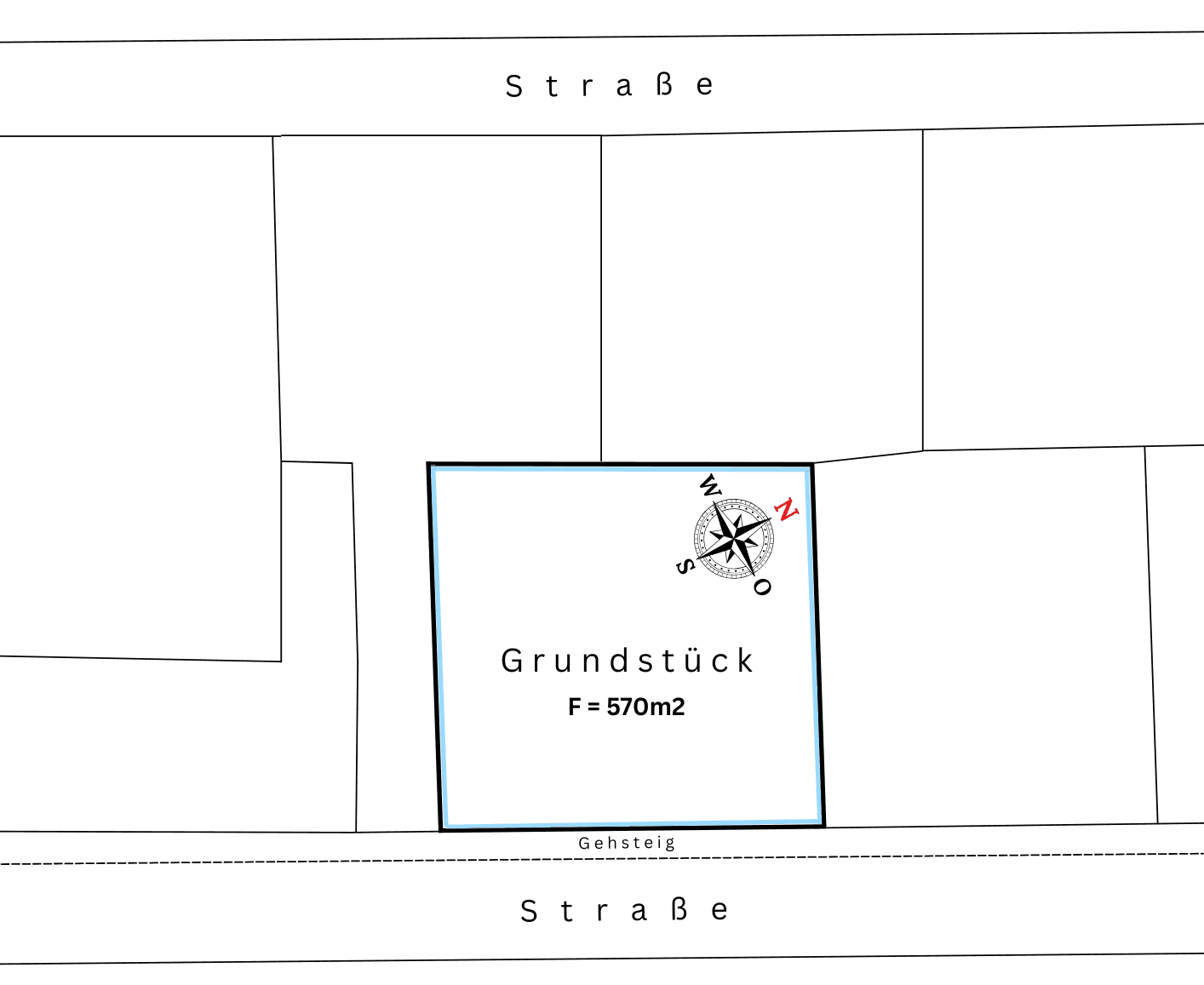 PROVISIONSFREI: Rarität im Wienerwald in Gaaden bei Mödling: Quadratischer Baugrund (570 m²) - Ideal für Familien &amp; Bauträger - Mehr