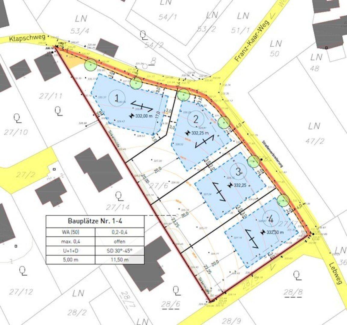 4 einzigartige Baugrundstücke in Ehrenhausen an der Weinstraße! *Provisionfrei* - Ansicht 6