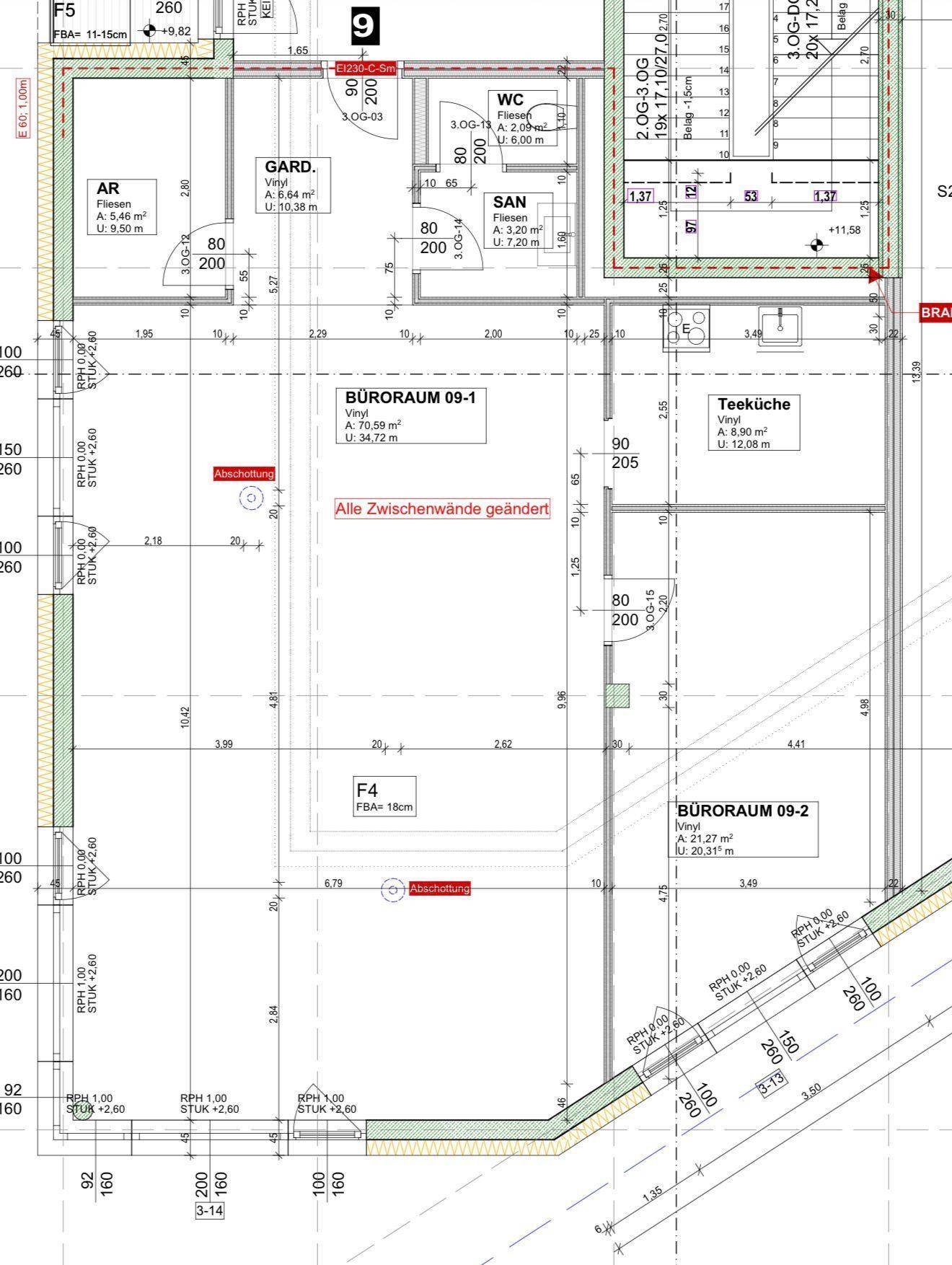 Büroflächen 93 m² + 118 m² + 126 m² +187 m² // Keine Maklerprovision - direkte Vermietung durch den Eigentümer // 4x hochwertige Büros verfügbar - ab 01.07.2026 - Więcej