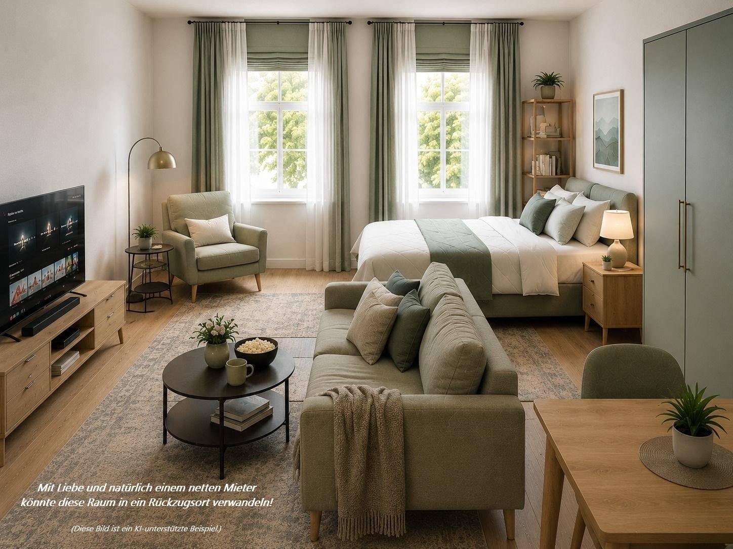 Helle 1-Zimmer Wohnung mit Top-Verkehrsanbindung - Ansicht 4