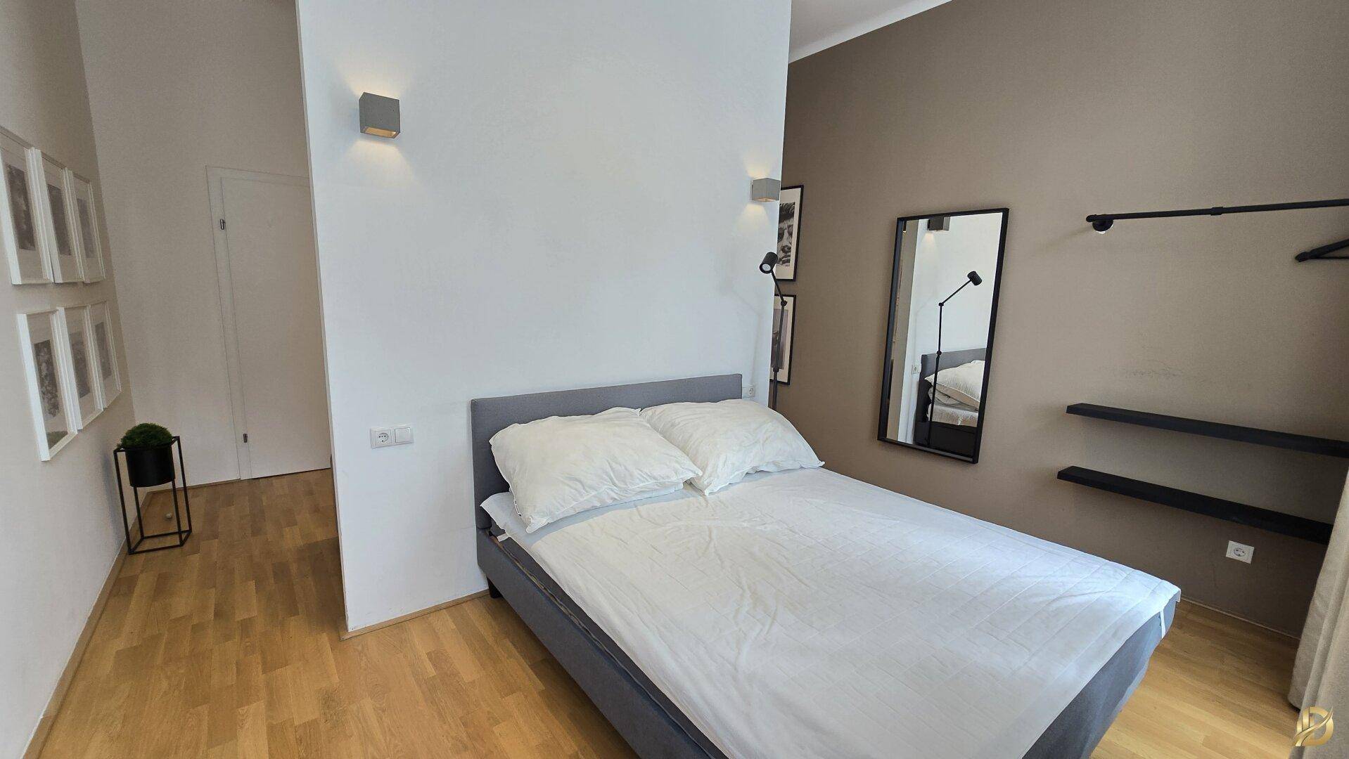 1.Zi. Wohnung, Wunderschöne Aufteilung Wohn/Schlafzimmer - Mehr