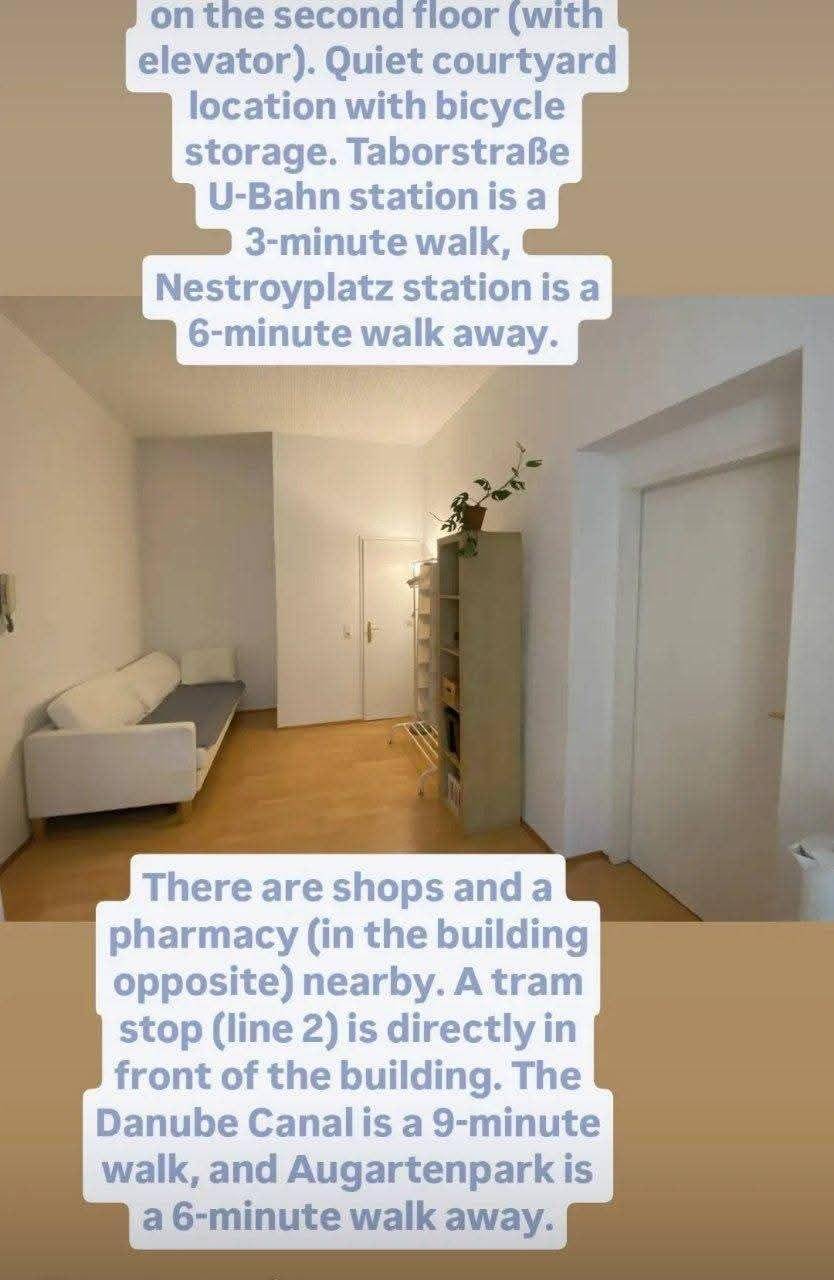 Heller Flur mit Sofa und Regal, der Zugang zu weiteren Räumen bietet und gut gepflegt ist.
