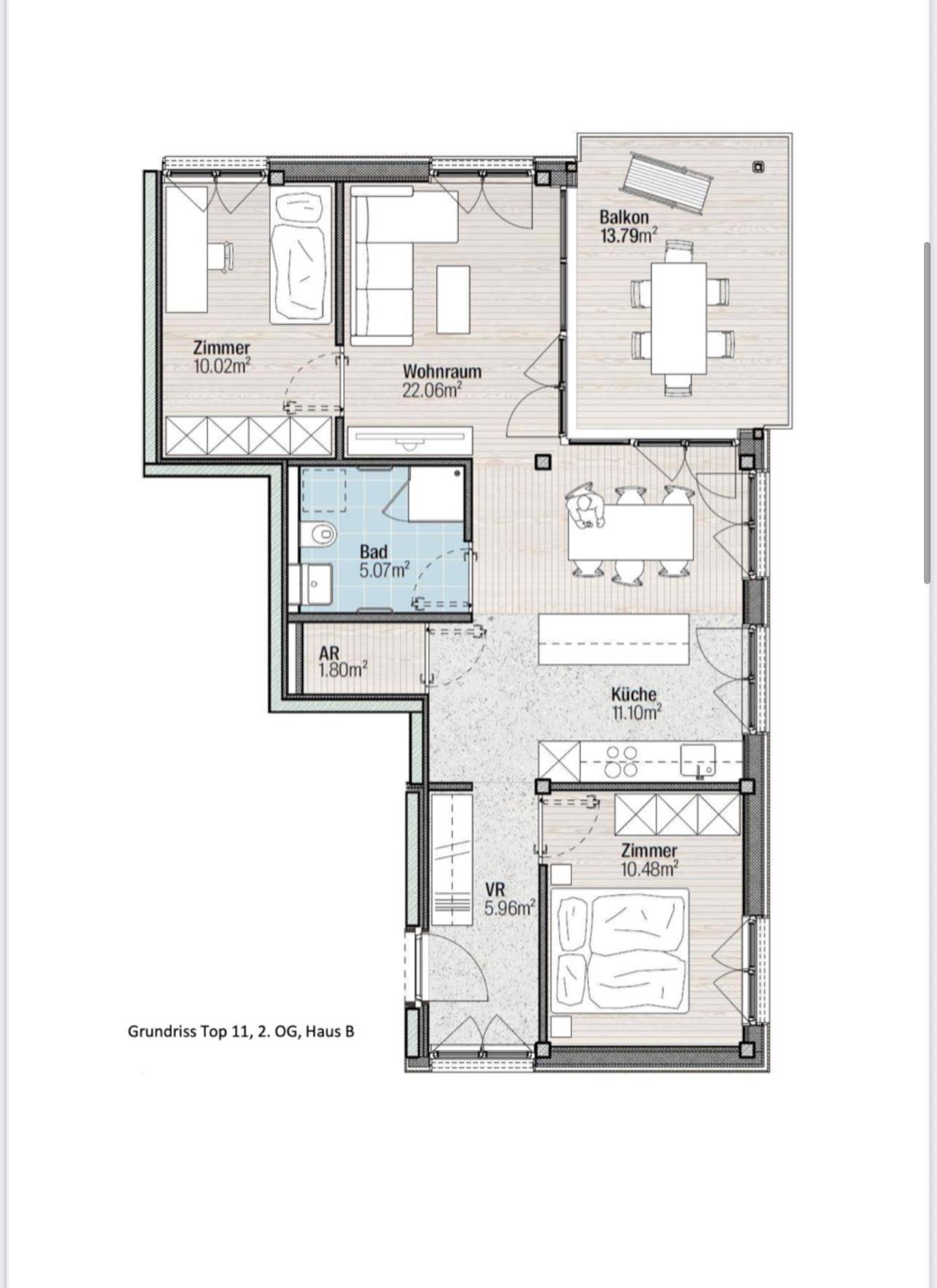 Provisionsfreie - 3 Zimmer Wohnung in sehr zentrale Lage in Dornbirn zu Vermieten - Ansicht 3