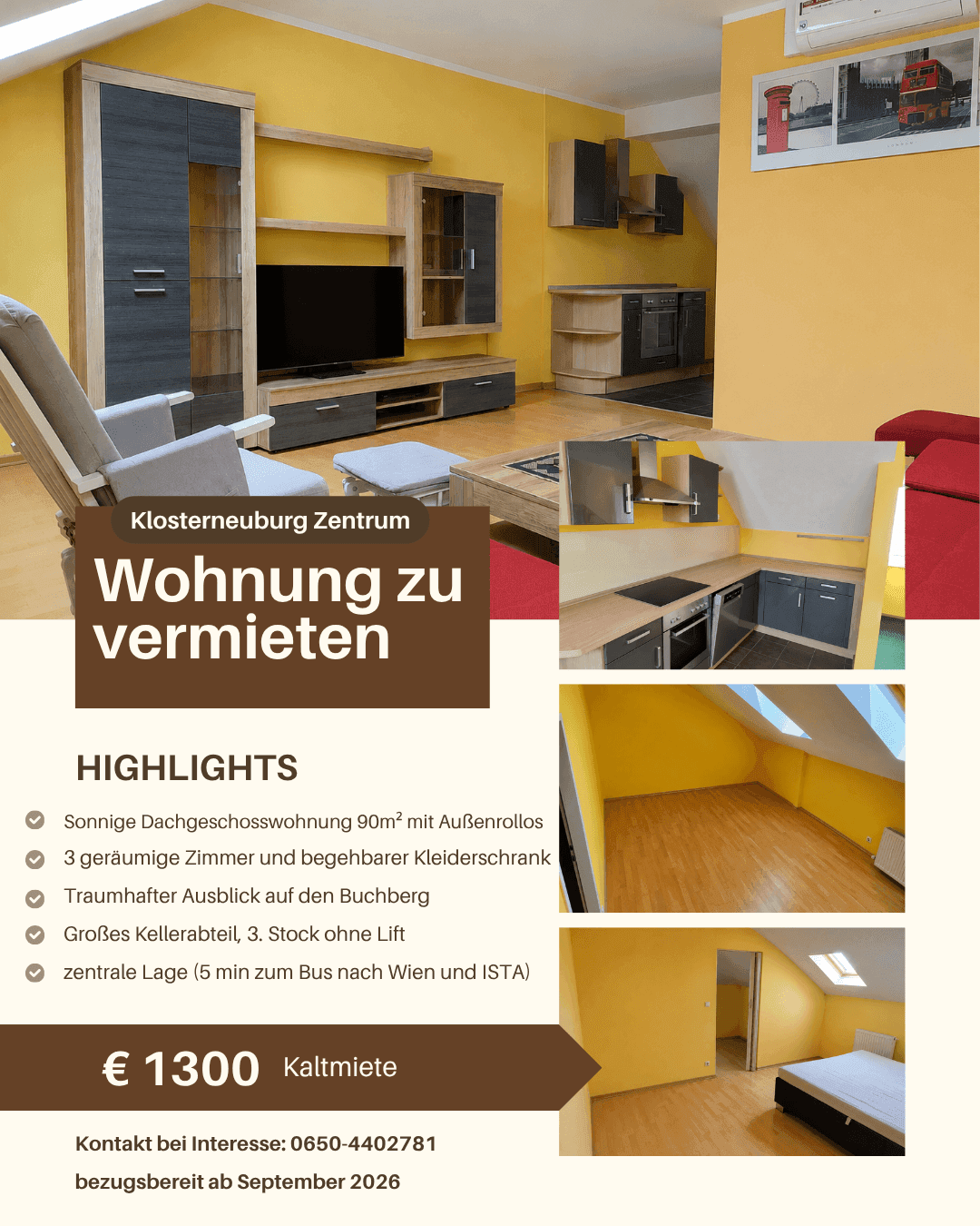 Helle Dachgeschosswohnung mitten im Zentrum - Ansicht 2
