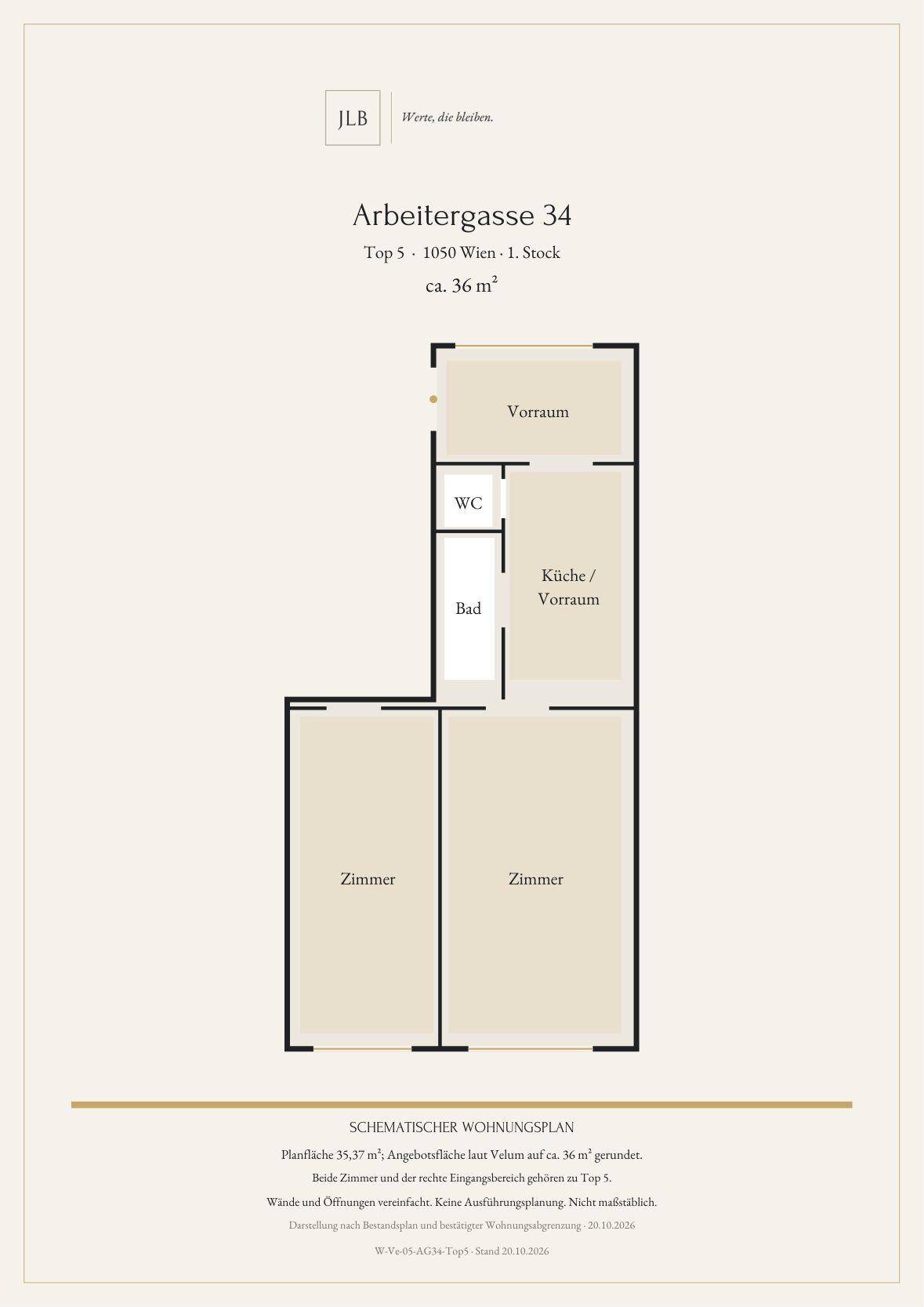 JLB Wohnungsgrundriss – W-Ve-05-AG34-Top5 – 20.10.2026
