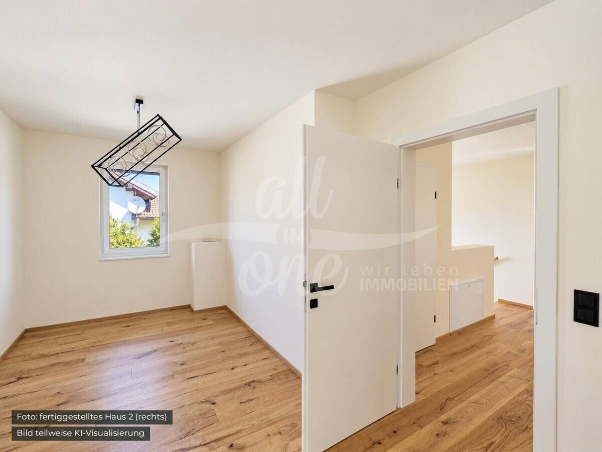Obergeschoß Zimmer und Gang