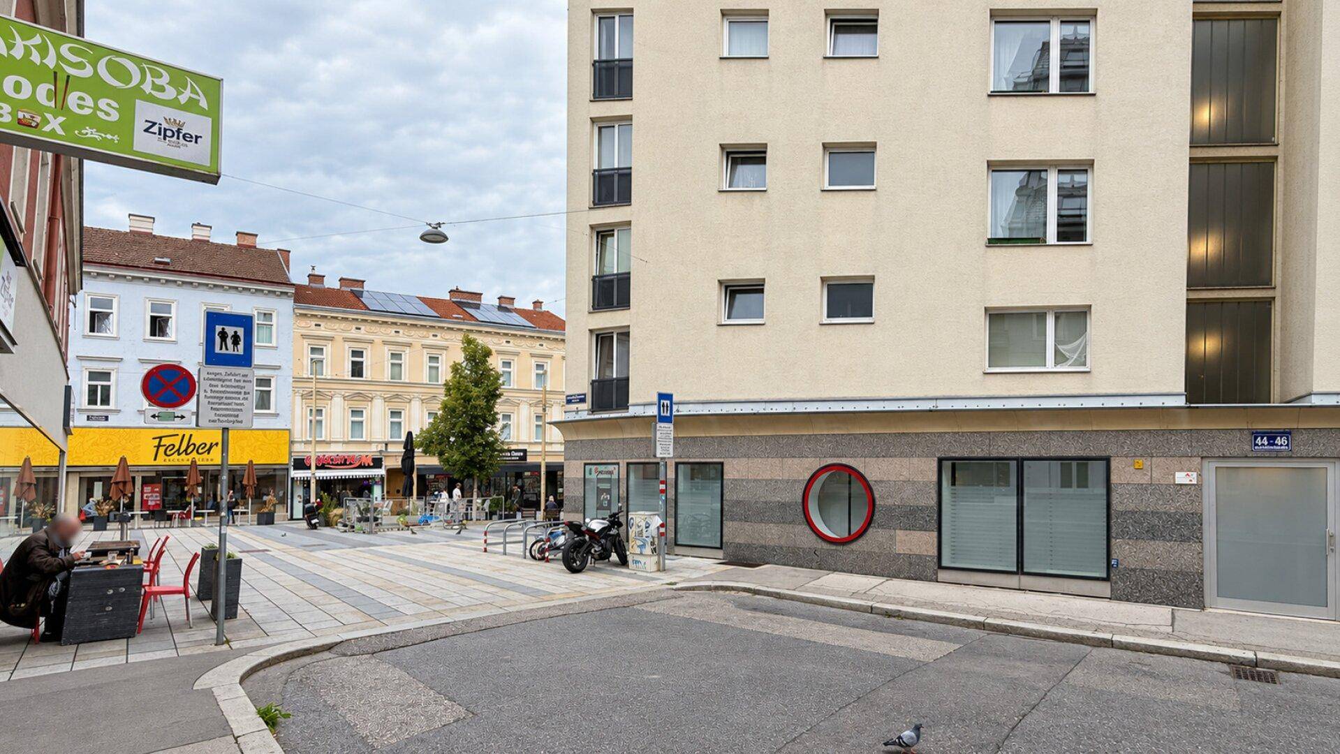 Meidlinger Hauptstraße, Hauptfassade Haus