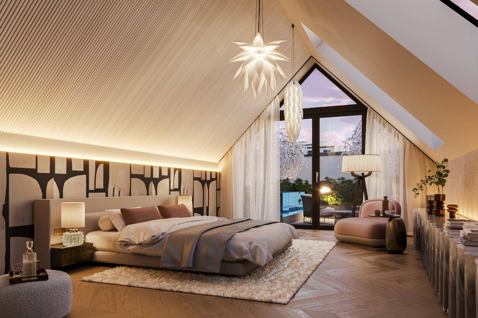 Master Bedroom in ruhigem Ambiente & privater Terrasse