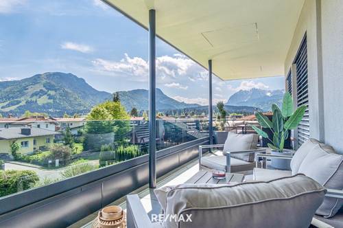 Luxuriöse Neubau Terrassenwohnung mit Panoramablick auf den Wilden Kaiser