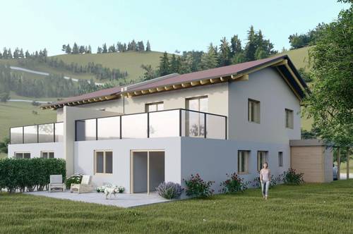 Großzügige, neue Doppelhaus-Hälfte "OBIRBLICK" mit ca. 140 m² Wohnfläche, ca. 440 m² Grund und Carport