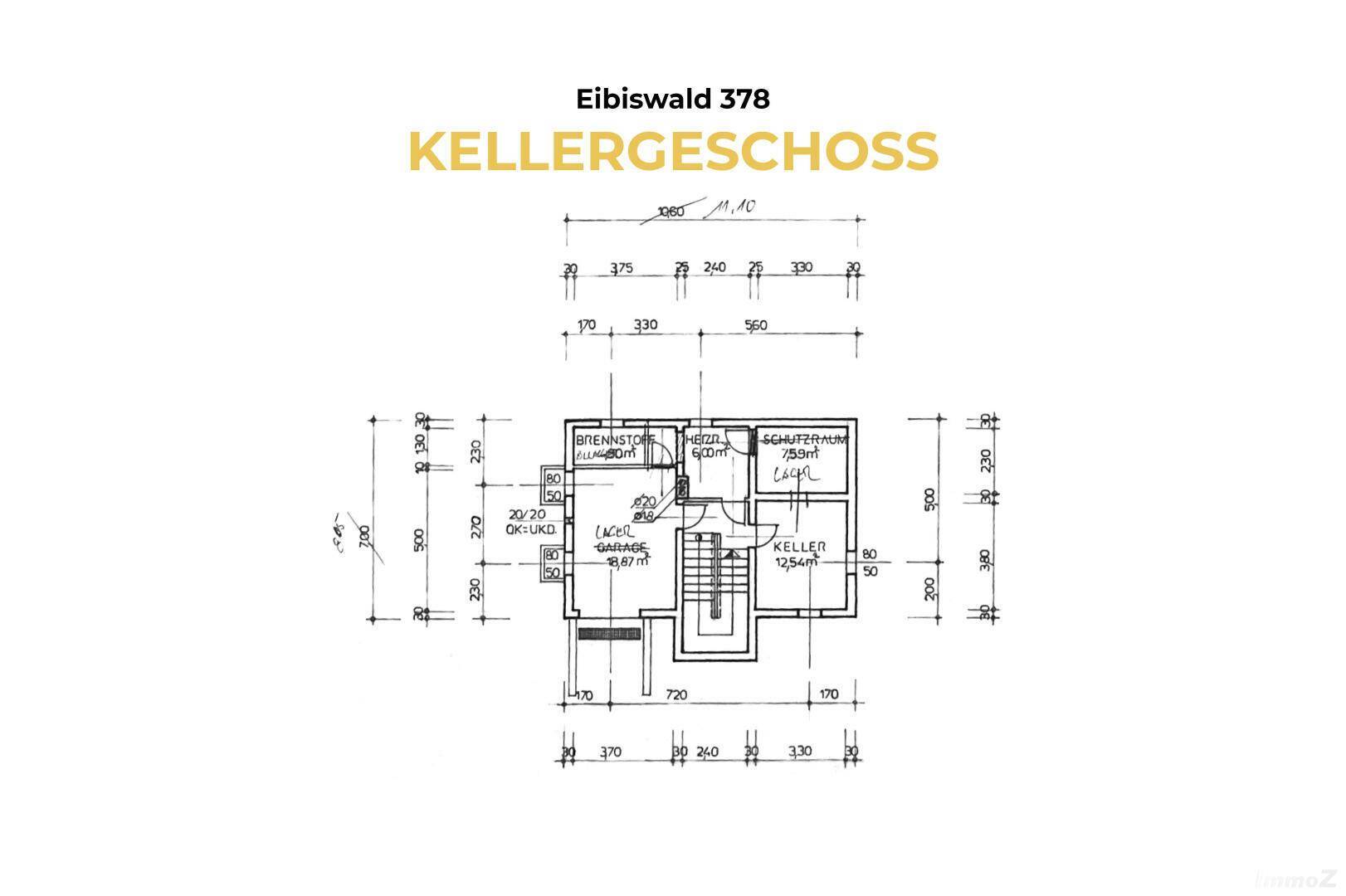 3 Eibiswald 378 - Grundriss KG