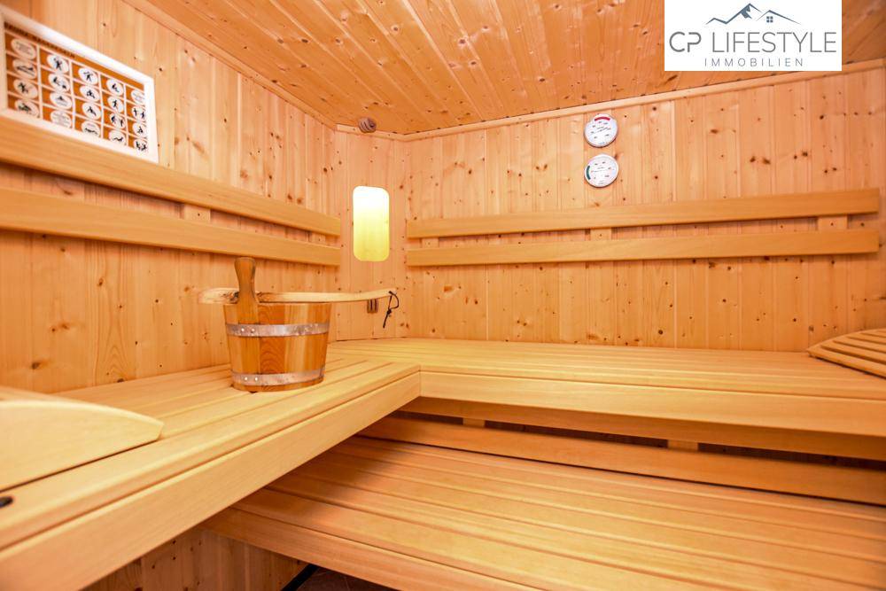 Sauna im zweiten Badezimmer