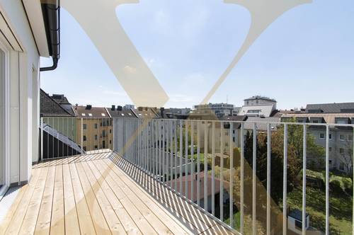 Neubau! Erstklassige 2-Zimmer-Wohnung samt Balkon mit Weitblick in zentraler Lage in Linz zu vermieten! (Top 16)