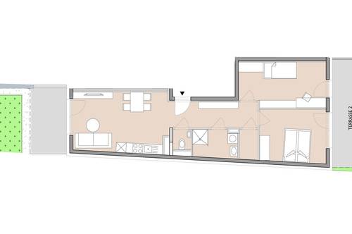Provisionsfrei | Moderne 3- Zimmerwohnung mit Garten und Terrasse